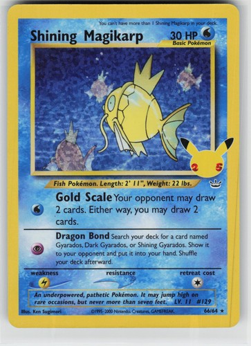 Shining Magikarp Pokemon Celebrations: Classic Collection 66/64 NM