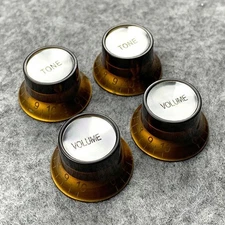Electric Guitar Top Hat 2 Volume & 2 Tone Knobs For Gibson-EPI LP ST Guitars