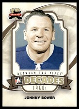 2011-12 In The Game Between the Pipes Johnny Bower Toronto Maple Leafs #103