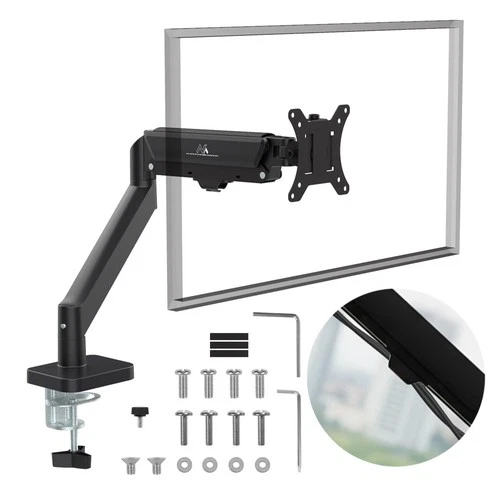 Supporto per Monitor Braccio per Monitor Molla a Gas 17-32" Nero