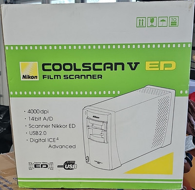 Nikon COOLSCAN V ED 35mm Slide & Film Scanner 4000dpi Digital ICE USB 2.0