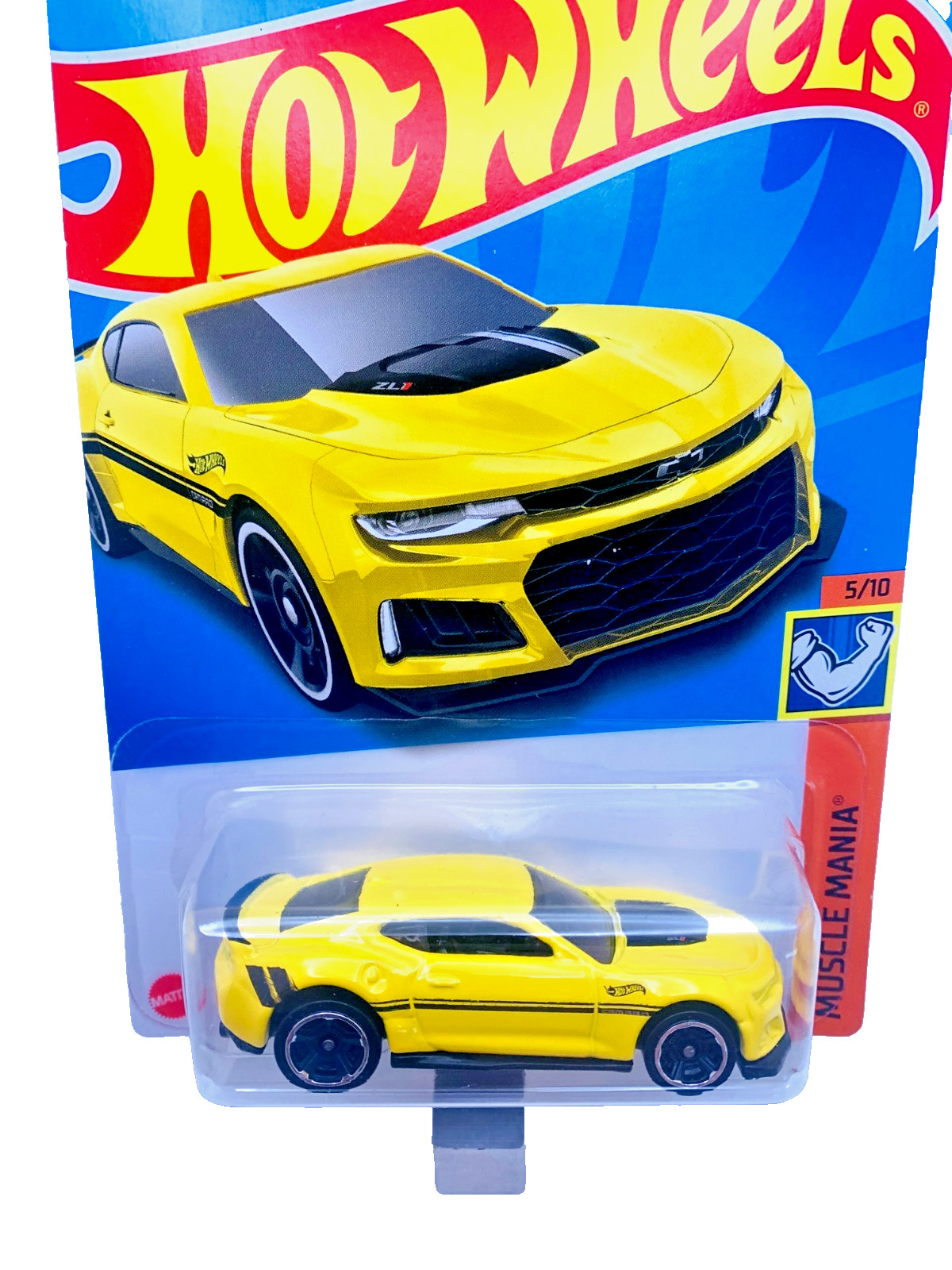Hot Wheels 2023 Muscle Mania 2017 Camaro ZL1 Car Yellow NEW HKJ52