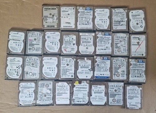 29x Stück 2,5" HDD Konvolut Festplatte bis 1000GB (1TB) Kapazität | SATA |