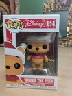 Funko Pop Disney Winnie the Pooh #614 Holiday Santa Hat Mint Box