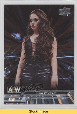 2024 Upper Deck AEW All Elite Wrestling Outburst Skye Blue #18 READ 1i24