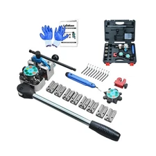 LainKeen Professional Brake Tube Line Flaring Tool 45 and 37 Degree Set, Sing...