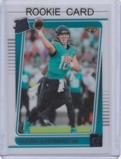 TREVOR LAWRENCE ROOKIE CARD 2021 Donruss Clearly RATED RC Jacksonville Jaguars