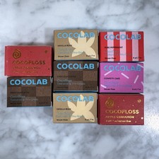 8 Cocofloss Mini Travel Size MINT CHOCOLATE VANILLA CONFETTI CAKE APPLE CINNAMON