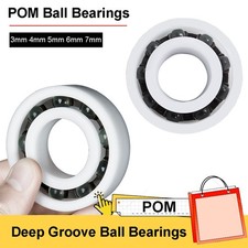 POM Plastic Deep Groove Ball Bearings 603 604 605 606 607 608 609 634 635 636