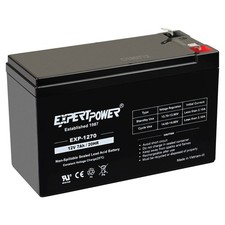 ExpertPower 12V 7Ah -SLA Rechargeable 12V Battery for Ride-On Toys, Alarm System