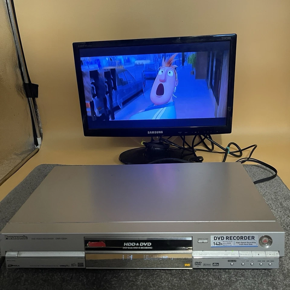 Panasonic DMR-E85HEB DVD Recorder 80GB Hard Drive HDD - Working - LOUD FAN NOISE - Image 2 of 4