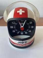 VINTAGE HEUER HELMET CLOCK CLAY REGAZZONI F1