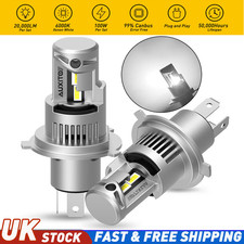 AUXITO H4 LED Headlight 33W 6000K White 9003 HB2 High Low Beam Bulbs Kit Pair
