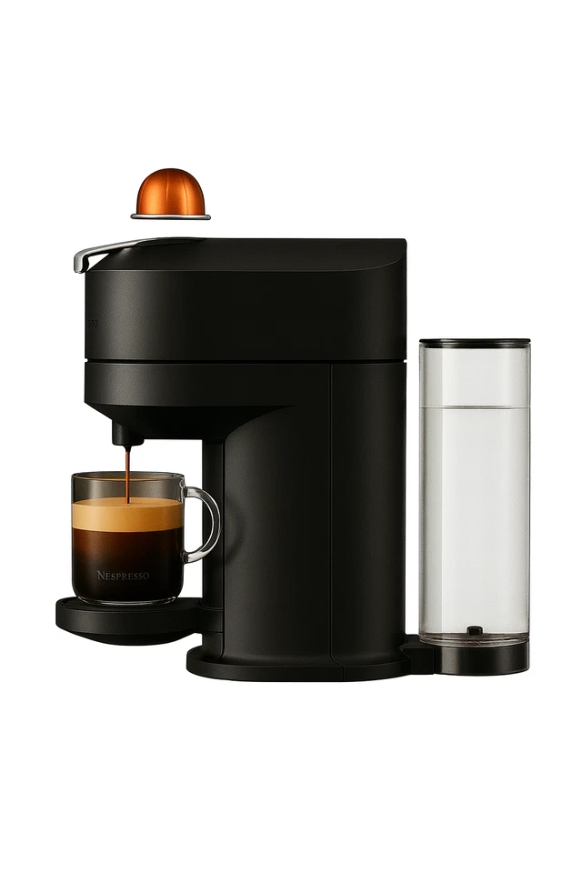 Krups Nespresso Vertuo Next XN910C10 Nespresso Kapselmaschine Dark Chrome - Bild 3 von 4