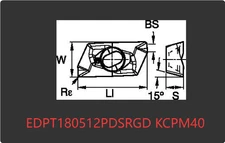 ORIGINAL    5PCS   USER  TOOLS   EDPT180512PDSRGD KCPM40