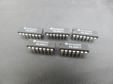 MOTOROLA MC34004P QUAD Operational Amplifier, Bipolar/JFET 14 Pin DIP - LOT OF 5