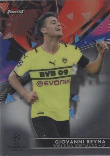 2021-22 Topps Chrome Sapphire UEFA #26 Giovanni Reyna (Borussia