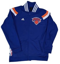 Authentic New York Knicks Adidas Jacket On Court Warmup 14/15 NBA Medium Men