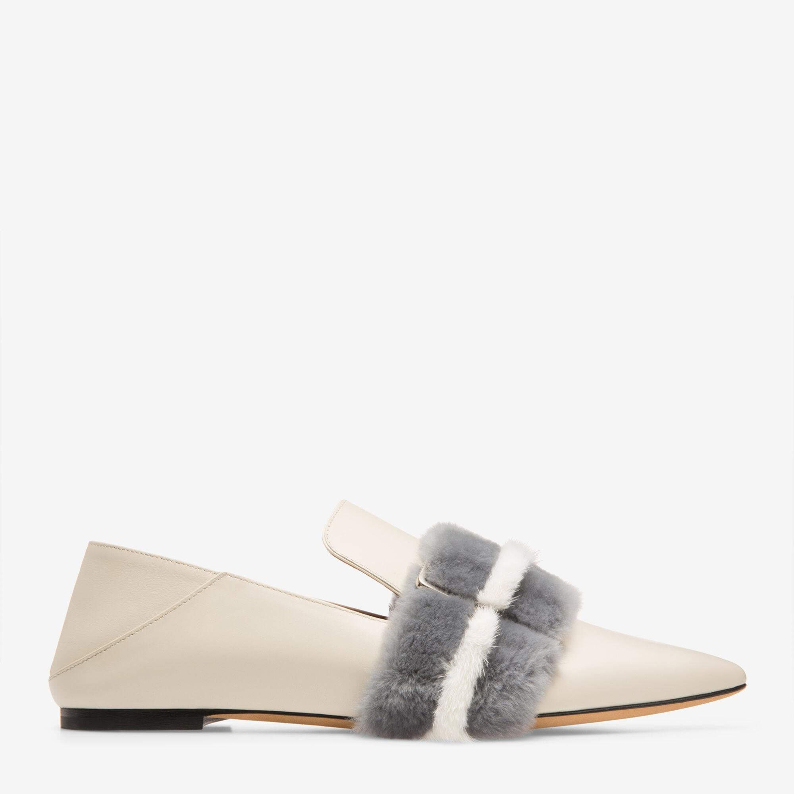 Женские туфли-лодочки Bally Hamelia из телячьей кожи на плоской подошве с мехом цена 75 рупий 850 долларов США 42490₽