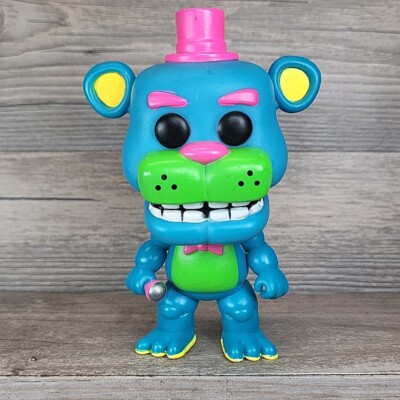 Funko Pop! FNAF Blacklight Freddy Vinyl Figure #377 Gamestop Exclusive