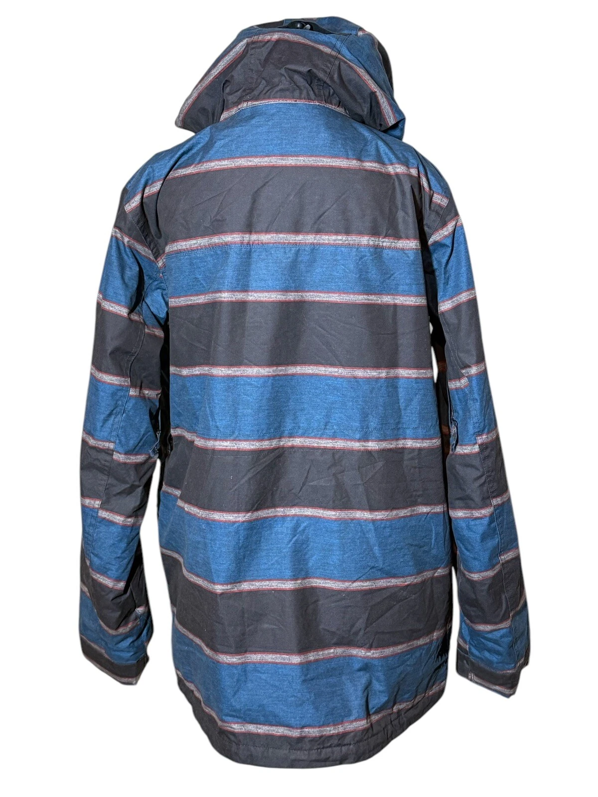 burton vtg dryride zip nylon hooded snow ski logo jacket