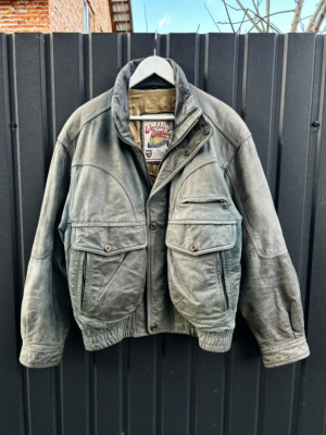 Vintage Streetwear Style MA-1 Leather Jacket Bomber 90s | eBay Vintage Streetwear Style MA-1 Leather Jacket Bomber 90s | eBay