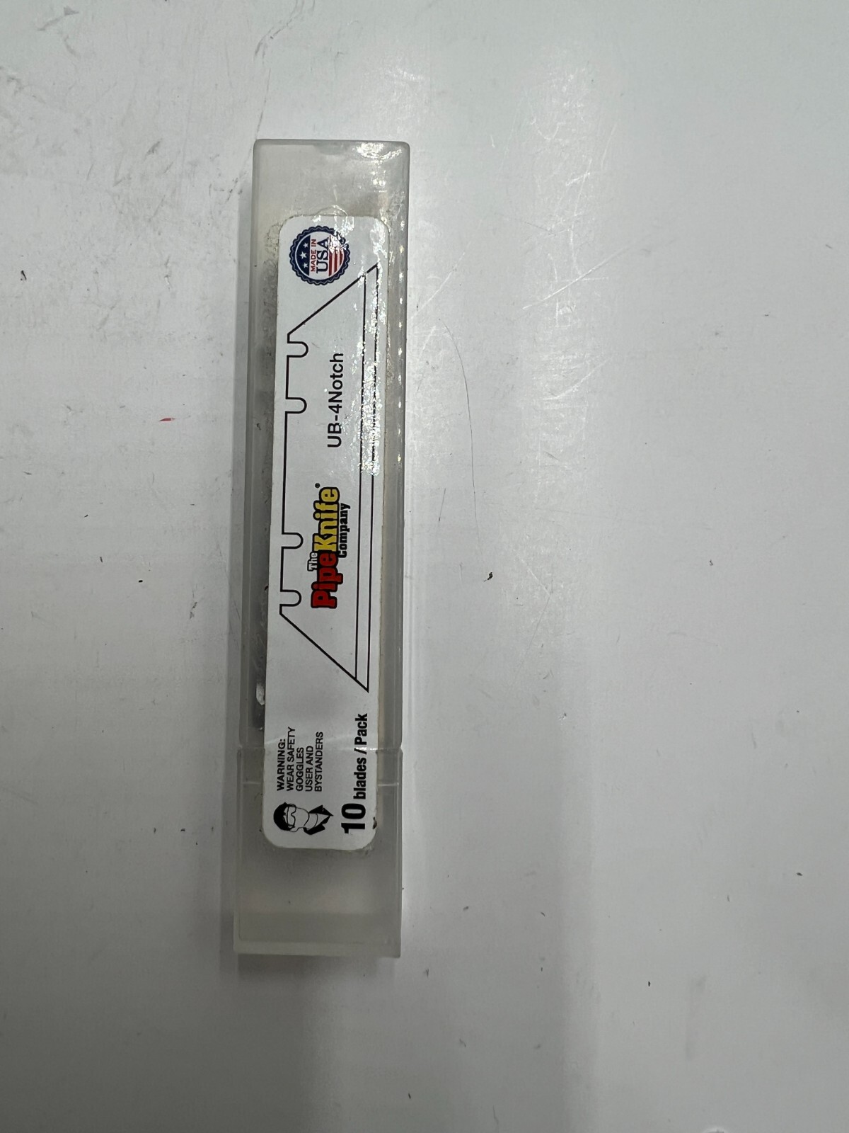 PACK OF 10 PipeKnife UB-4NOTCH Specialty Blade for Cutout Knives