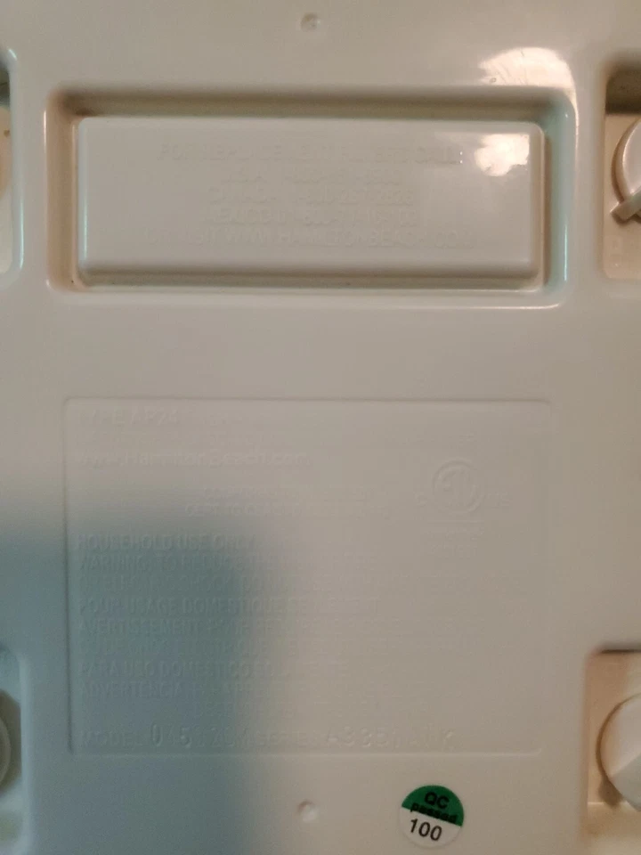 Eliminador de olores de habitación TruAir Hamilton Beach 04532GM Foto 3 de 3