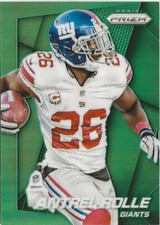 2014 Panini Prizm Antrel Rolle Green Prizm SP New York Giants