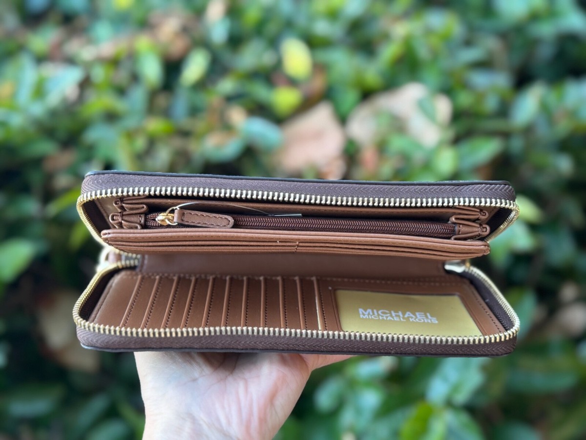 Michael Kors Jet Set Travel Large Continental Wallet Wristlet MK