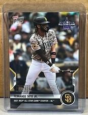 2021 TOPPS NOW PLATINUM All-Star Game #ASG-10 FERNANDO TATIS JR. Foil Stamp 