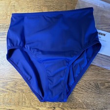 Balera Basic Dance Briefs MT200 Blue Size XSA 0/2 Nylon/Spandex Blend New