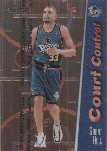 1996 Topps Finest Grant Hill #130 Gold Refractor Coating eBay 1/1