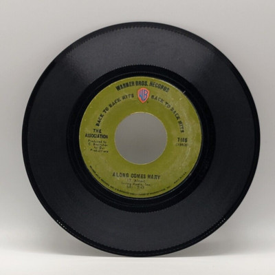 The Association Along Comes Mary / Cherish 7" 45 RPM Single Record 7105 ...