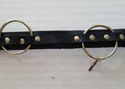 VINTAGE Metal & Leather Choker 16" Cosplay Sexy Party HOT Gothic Punk Playtime — photo 4