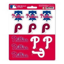 Philadelphia Phillies MLB Vinyl Die-Cut Sticker Set / Decal Sheet *Free Shipping