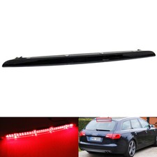 Terza luce arresto freno LED nero montaggio alto per 2005-11 Audi A6 S6 RS6 C6 Avant