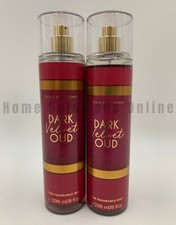 Bath Body Works Dark Velvet Oud Fine Fragrance Mist S/2 8 Fl Oz 722J
