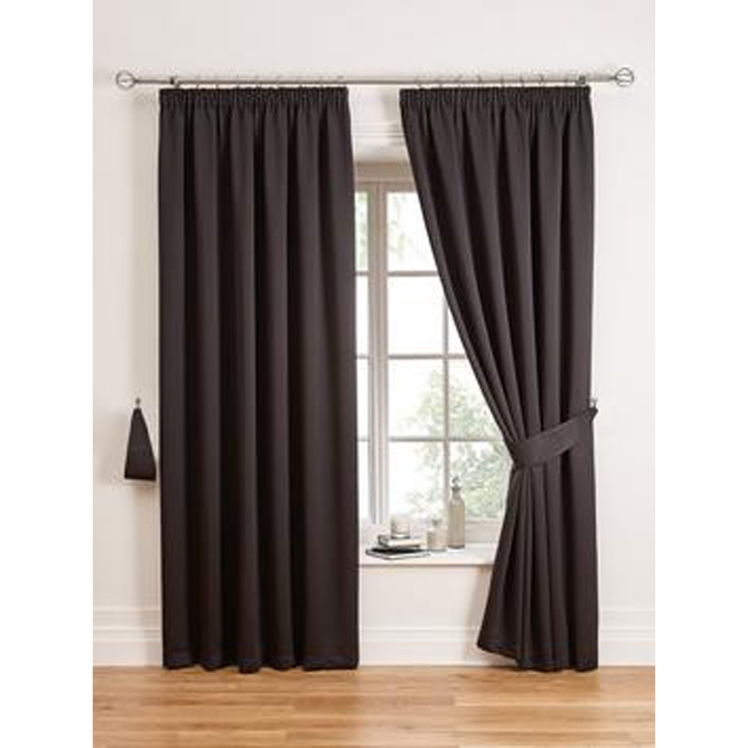 READY MADE BLACKOUT CURTAINS PENCIL PLEAT TAPE TOP LIVING ROOM BEDROOM