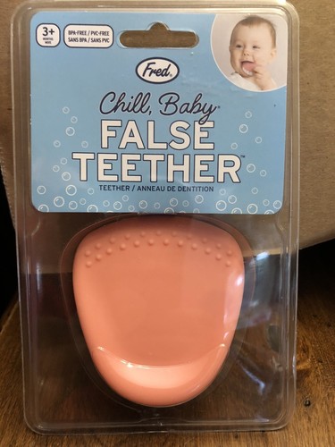 false teeth teether