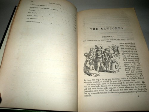 The Newcomes, William Makepeace Thackeray, 2 Volume Set, 1854/1855, Hardbacks - Picture 11 of 23
