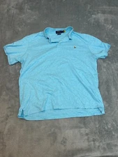 Polo Ralph Lauren Shirt Men's Size L Classic Fit Light Blue Flesh Pony S/S