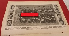 GENOA SQUADRA foglio/pagina tratto da almanacco calcio Rizzoli 1958