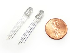 RGB LED, 5mm Full-Color 4-Pin , 5-25pc Lot