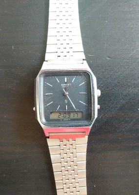Vintage Casio aq-321 module 309 Analogic \u0026 Digital Chronograph watch for  spares. | eBay