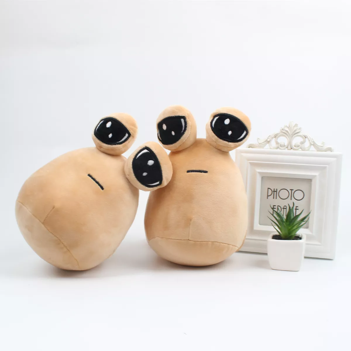 22cm My Pet Alien Pou Plush Dolls Furdiburb Emotion Alien Plushie