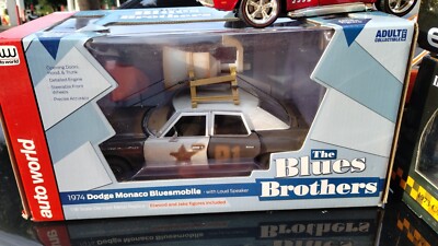 Auto World Dodge Monaco 1974 Bluesmobile échelle 1/18 - Blues Brothers 1980 - Figurines - Précommande