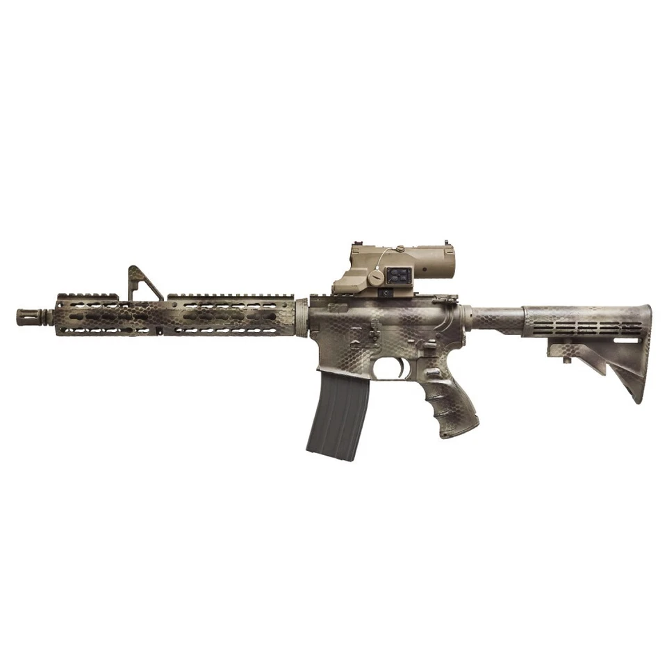 Mira telescópica prismática bronceada NcSTAR Eco 4x34 mm VECO434QRTM2 con luz de navegación láser verde Foto 4 de 4