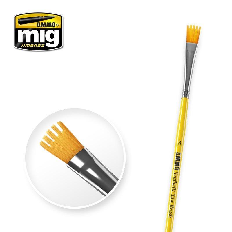 Ammo Mig Jimenez O8 Synthetic Saw Brush - A.MIG8585 Ammo Mig Jimenez O8 Synthetic Saw Brush - A.MIG8585