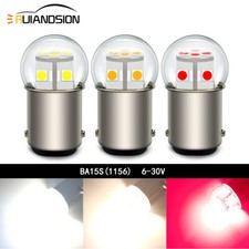 Ruiandsion BA15D LED Auto Rücklicht Glühbirne Bremsleuchten 6V 12V 24V 3Farben